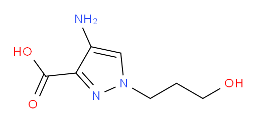4-amino-1-(3-hydroxypropyl)-1H-pyrazole-3-carboxylic acid