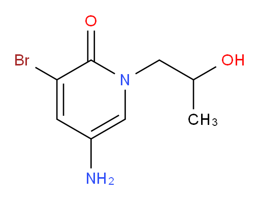 5-amino-3-bromo-1-(2-hydroxypropyl)-1,2-dihydropyridin-2-one