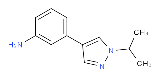3-[1-(propan-2-yl)-1H-pyrazol-4-yl]aniline