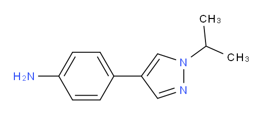 4-[1-(propan-2-yl)-1H-pyrazol-4-yl]aniline