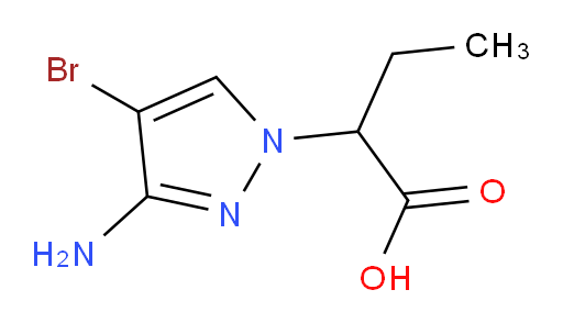 2-(3-amino-4-bromo-1H-pyrazol-1-yl)butanoic acid
