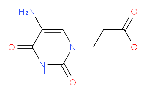 3-(5-amino-2,4-dioxo-1,2,3,4-tetrahydropyrimidin-1-yl)propanoic acid