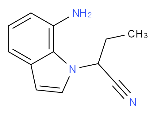 2-(7-amino-1H-indol-1-yl)butanenitrile