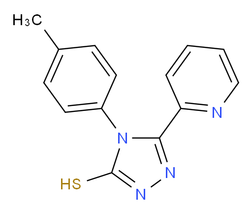 4-(4-methylphenyl)-5-(pyridin-2-yl)-4H-1,2,4-triazole-3-thiol