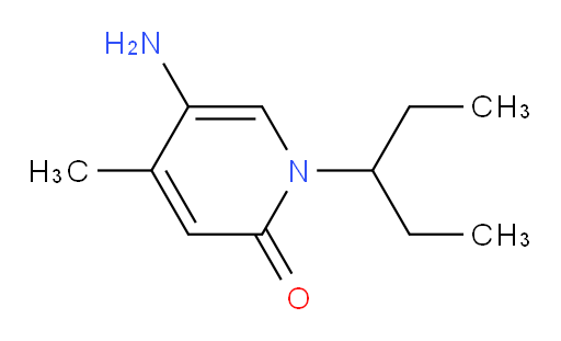 5-amino-4-methyl-1-(pentan-3-yl)-1,2-dihydropyridin-2-one