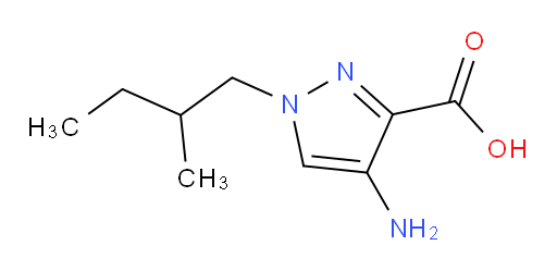 4-amino-1-(2-methylbutyl)-1H-pyrazole-3-carboxylic acid