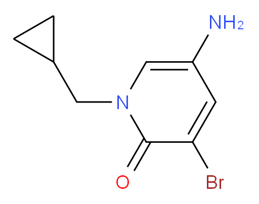 5-amino-3-bromo-1-(cyclopropylmethyl)-1,2-dihydropyridin-2-one