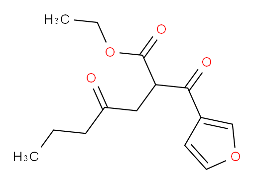 ethyl 2-(furan-3-carbonyl)-4-oxoheptanoate