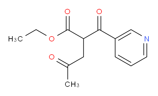 ethyl 4-oxo-2-(pyridine-3-carbonyl)pentanoate