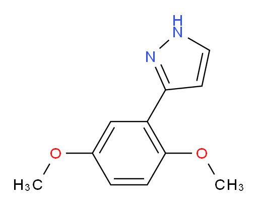 3-(2,5-dimethoxyphenyl)-1H-pyrazole