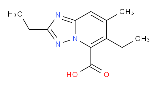 2,6-diethyl-7-methyl-[1,2,4]triazolo[1,5-a]pyridine-5-carboxylic acid