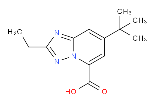 7-tert-butyl-2-ethyl-[1,2,4]triazolo[1,5-a]pyridine-5-carboxylic acid