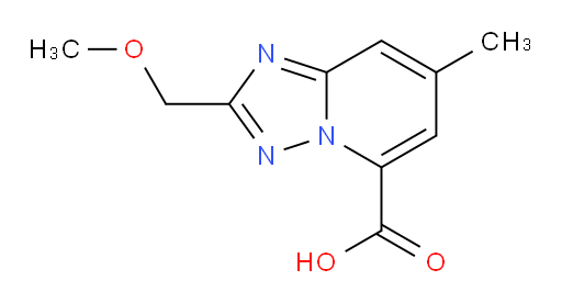2-(methoxymethyl)-7-methyl-[1,2,4]triazolo[1,5-a]pyridine-5-carboxylic acid