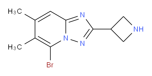 3-{5-bromo-6,7-dimethyl-[1,2,4]triazolo[1,5-a]pyridin-2-yl}azetidine