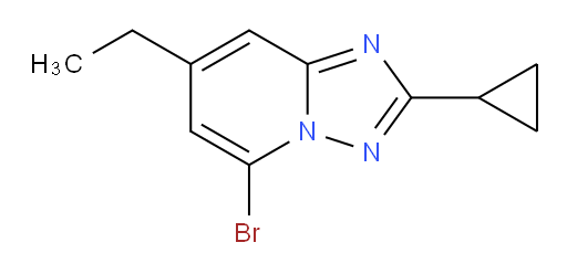 5-bromo-2-cyclopropyl-7-ethyl-[1,2,4]triazolo[1,5-a]pyridine