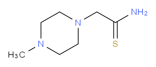 2-(4-methylpiperazin-1-yl)ethanethioamide