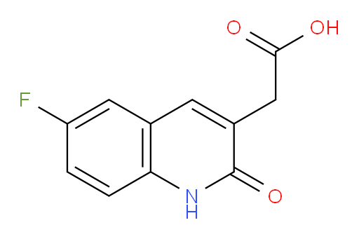 2-(6-fluoro-2-oxo-1,2-dihydroquinolin-3-yl)acetic acid