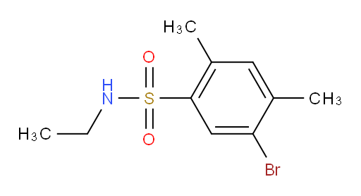 5-bromo-N-ethyl-2,4-dimethylbenzene-1-sulfonamide