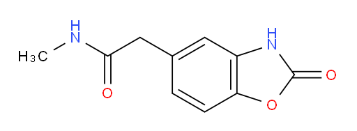 N-methyl-2-(2-oxo-2,3-dihydro-1,3-benzoxazol-5-yl)acetamide