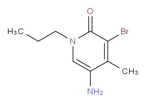 5-amino-3-bromo-4-methyl-1-propyl-1,2-dihydropyridin-2-one