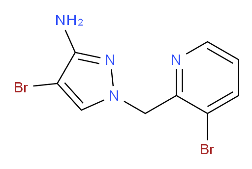 4-bromo-1-[(3-bromopyridin-2-yl)methyl]-1H-pyrazol-3-amine