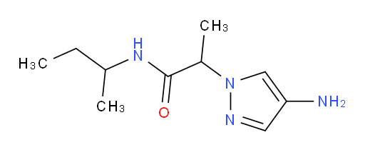 2-(4-amino-1H-pyrazol-1-yl)-N-(butan-2-yl)propanamide