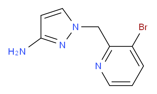 1-[(3-bromopyridin-2-yl)methyl]-1H-pyrazol-3-amine