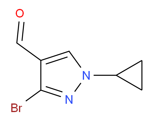 3-bromo-1-cyclopropyl-1H-pyrazole-4-carbaldehyde