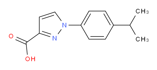 1-[4-(propan-2-yl)phenyl]-1H-pyrazole-3-carboxylic acid