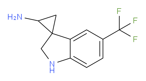 5'-(trifluoromethyl)-1',2'-dihydrospiro[cyclopropane-1,3'-indole]-3-amine