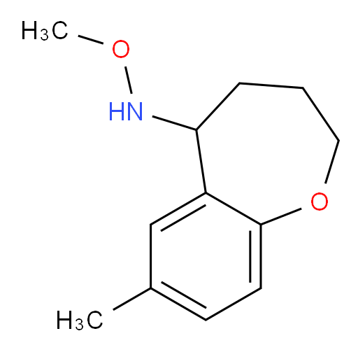 N-methoxy-7-methyl-2,3,4,5-tetrahydro-1-benzoxepin-5-amine
