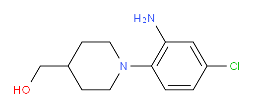 [1-(2-amino-4-chlorophenyl)piperidin-4-yl]methanol