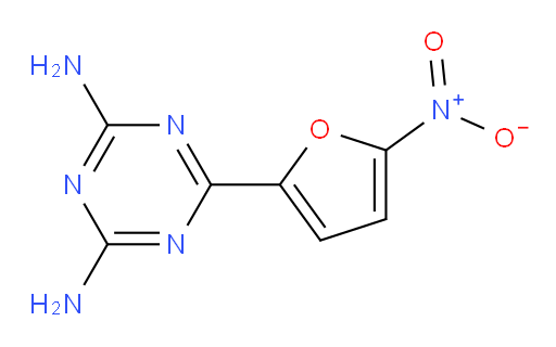 6-(5-nitrofuran-2-yl)-1,3,5-triazine-2,4-diamine