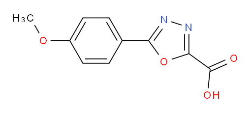 5-(4-methoxyphenyl)-1,3,4-oxadiazole-2-carboxylic acid