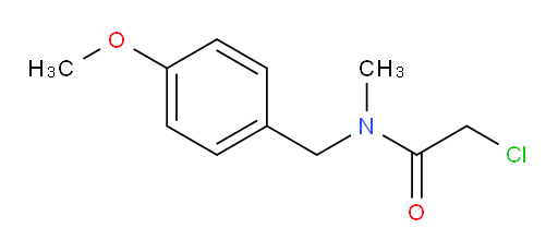 2-chloro-N-[(4-methoxyphenyl)methyl]-N-methylacetamide