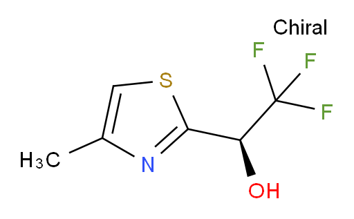 (1R)-2,2,2-trifluoro-1-(4-methyl-1,3-thiazol-2-yl)ethan-1-ol