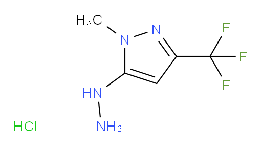 5-hydrazinyl-1-methyl-3-(trifluoromethyl)-1H-pyrazole hydrochloride