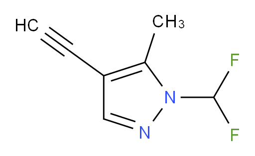 1-(difluoromethyl)-4-ethynyl-5-methyl-1H-pyrazole