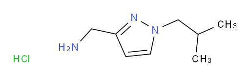[1-(2-methylpropyl)-1H-pyrazol-3-yl]methanamine hydrochloride