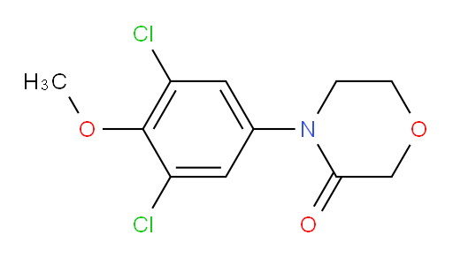 4-(3,5-dichloro-4-methoxyphenyl)morpholin-3-one