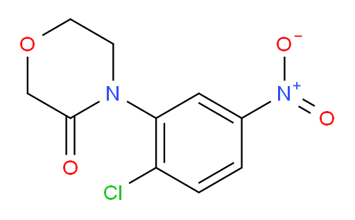 4-(2-chloro-5-nitrophenyl)morpholin-3-one