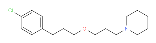 1-(3-(3-(4-chlorophenyl)propoxy)propyl)piperidine