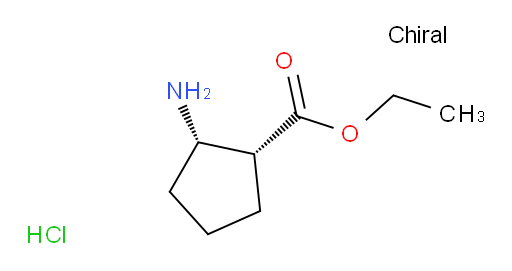 (1R,2S)-ethyl 2-aminocyclopentanecarboxylate hydrochloride