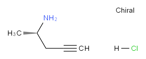 (2S)-pent-4-yn-2-amine hydrochloride