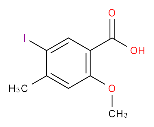 5-Iodo-2-methoxy-4-methylbenzoic acid