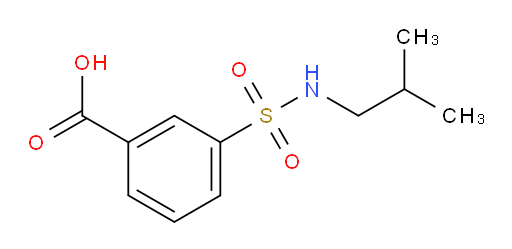 3-[(2-methylpropyl)sulfamoyl]benzoic acid