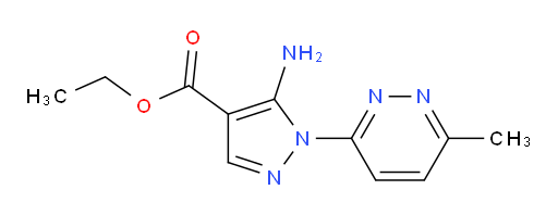 ethyl 5-amino-1-(6-methylpyridazin-3-yl)-1H-pyrazole-4-carboxylate