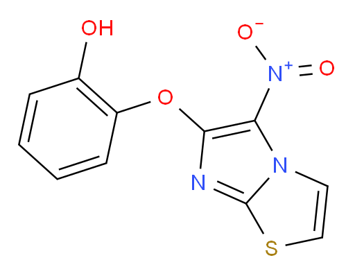 2-({5-nitroimidazo[2,1-b][1,3]thiazol-6-yl}oxy)phenol