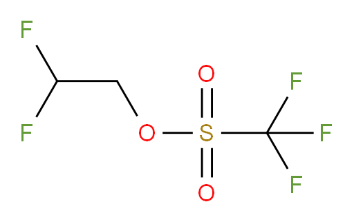 2,2-DIFLUOROETHYL TRIFLATE;2,2-DIFLUOROETHYL TRIFLUOROMETHANESULFONATE;2,2-DIFLUOROETHYL TRIFLUOROMETHANESULPHONATE;2,2-Difluoroethyltrifluoromethanesulphonate98%;2,2-Difluoroethyl trifluoromethanesulphonate 98%