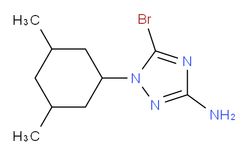 5-bromo-1-(3,5-dimethylcyclohexyl)-1H-1,2,4-triazol-3-amine
